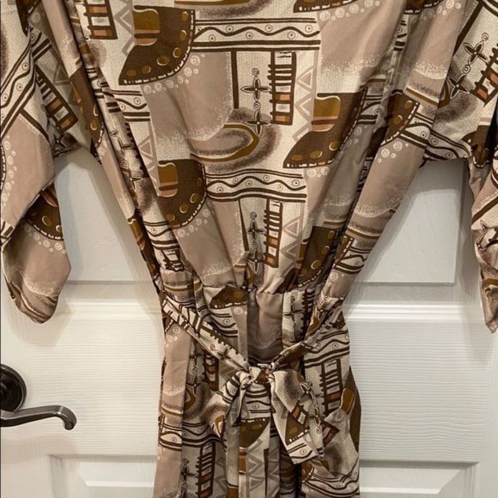 𝅺PEPPERMINT dress brown mini NWTS - Picture 7 of 9